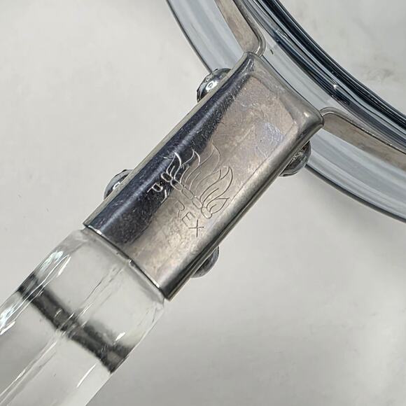 Vintage PYREX Flameware BLUE GLASS Double Boiler Pots 6763-U 6763-L (No Lid) - Picture 10 of 16